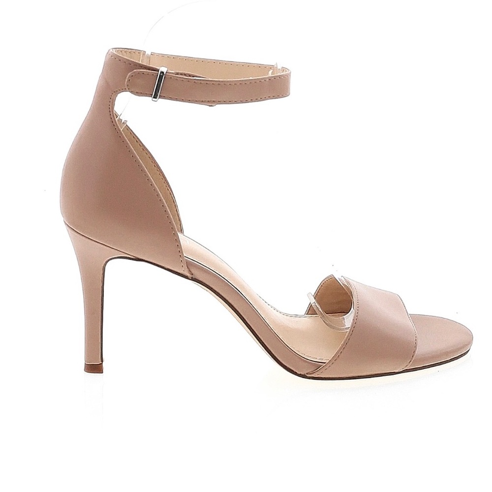 Nine West tan leather heels size 8